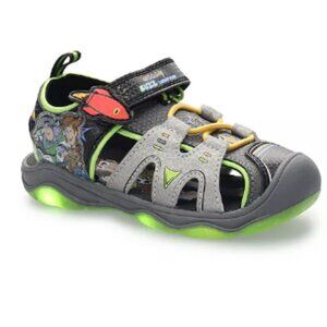 NWT - LIGHT UP TOY STORY SANDALS -  DISNEY TODDLERS BOYS - SZ 12